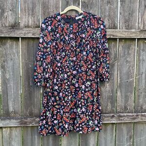 Allison & Kelly‎ Floral Pleated Dress | M